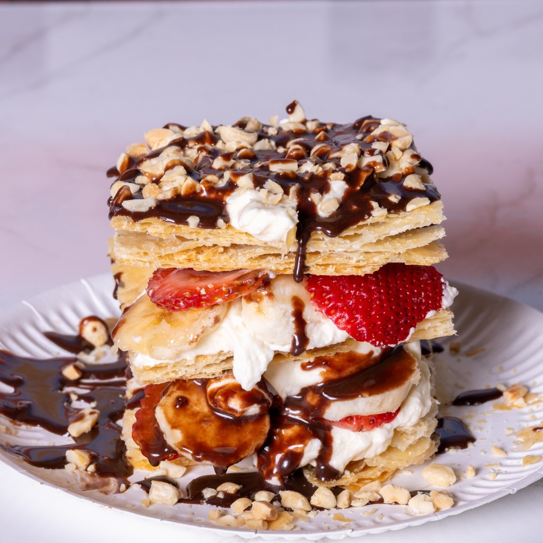 Milhoja de Nutella